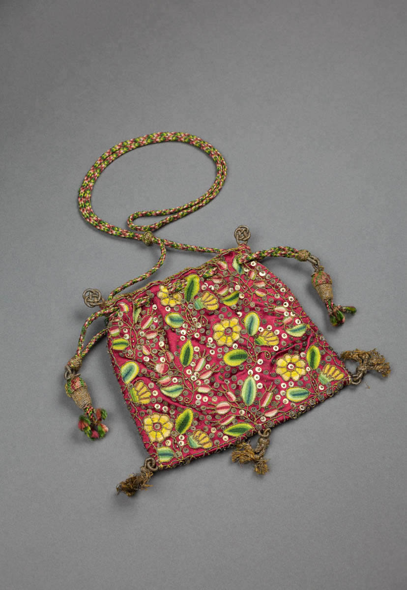 An embroidered Sweet Bag, late sixteenth-century